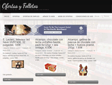 Tablet Screenshot of ofertasyfolletos.com